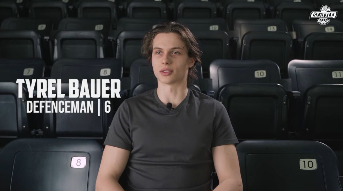 Thunderbirds defenceman Tyrel Bauer in the documentary "I'm Back".